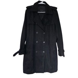 Banana Republic Timeless black trench coat size XL NWOT missing belt